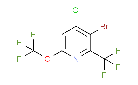 AM71329 | 1806014-38-9 | 3-Bromo-4-chloro-6-(trifluoromethoxy)-2-(trifluoromethyl)pyridine