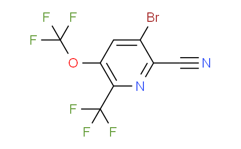 AM71339 | 1804595-72-9 | 3-Bromo-2-cyano-5-(trifluoromethoxy)-6-(trifluoromethyl)pyridine