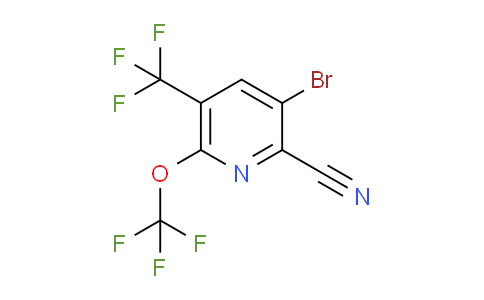 AM71340 | 1806154-56-2 | 3-Bromo-2-cyano-6-(trifluoromethoxy)-5-(trifluoromethyl)pyridine