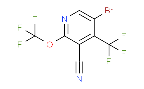 5-Bromo-3-cyano-2-(trifluoromethoxy)-4-(trifluoromethyl)pyridine