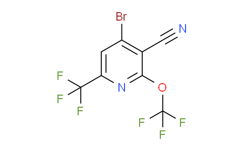 AM71356 | 1803659-61-1 | 4-Bromo-3-cyano-2-(trifluoromethoxy)-6-(trifluoromethyl)pyridine