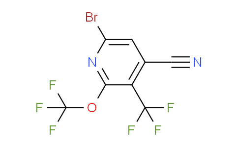 AM71360 | 1806229-59-3 | 6-Bromo-4-cyano-2-(trifluoromethoxy)-3-(trifluoromethyl)pyridine
