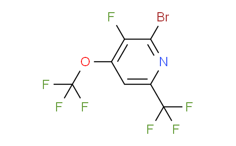2-Bromo-3-fluoro-4-(trifluoromethoxy)-6-(trifluoromethyl)pyridine