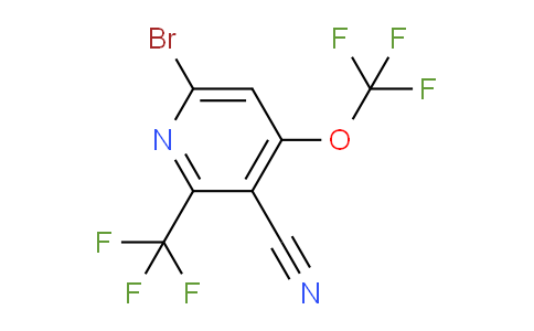 6-Bromo-3-cyano-4-(trifluoromethoxy)-2-(trifluoromethyl)pyridine