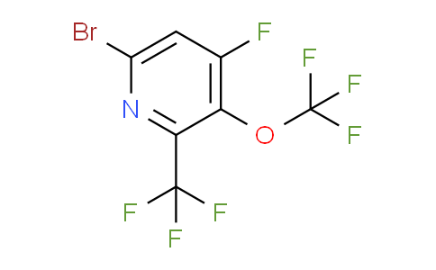 AM71370 | 1806194-39-7 | 6-Bromo-4-fluoro-3-(trifluoromethoxy)-2-(trifluoromethyl)pyridine