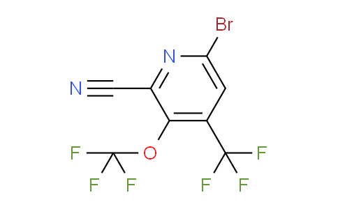 AM71371 | 1806229-68-4 | 6-Bromo-2-cyano-3-(trifluoromethoxy)-4-(trifluoromethyl)pyridine
