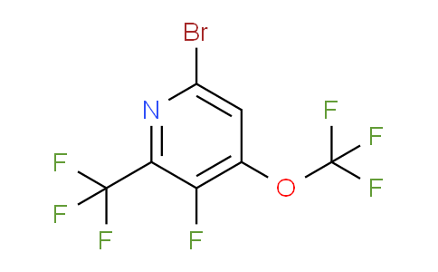 AM71373 | 1806194-46-6 | 6-Bromo-3-fluoro-4-(trifluoromethoxy)-2-(trifluoromethyl)pyridine