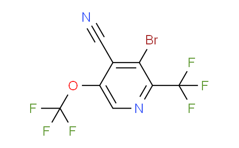 AM71376 | 1806104-22-2 | 3-Bromo-4-cyano-5-(trifluoromethoxy)-2-(trifluoromethyl)pyridine