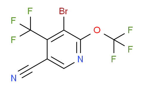 AM71378 | 1803525-17-8 | 3-Bromo-5-cyano-2-(trifluoromethoxy)-4-(trifluoromethyl)pyridine