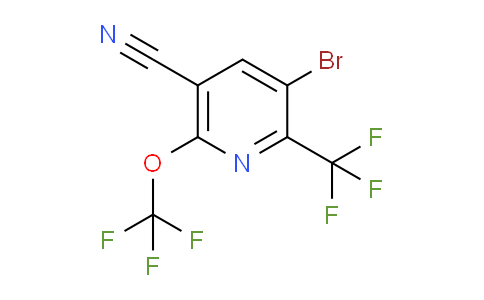 AM71379 | 1806104-28-8 | 3-Bromo-5-cyano-6-(trifluoromethoxy)-2-(trifluoromethyl)pyridine
