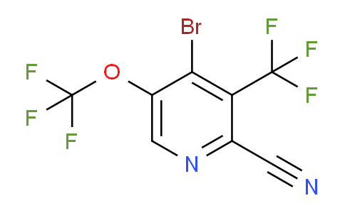 AM71381 | 1803525-19-0 | 4-Bromo-2-cyano-5-(trifluoromethoxy)-3-(trifluoromethyl)pyridine