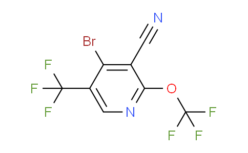 AM71382 | 1804392-06-0 | 4-Bromo-3-cyano-2-(trifluoromethoxy)-5-(trifluoromethyl)pyridine