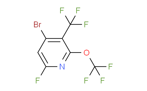 AM71398 | 1804599-67-4 | 4-Bromo-6-fluoro-2-(trifluoromethoxy)-3-(trifluoromethyl)pyridine