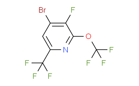 AM71399 | 1804398-65-9 | 4-Bromo-3-fluoro-2-(trifluoromethoxy)-6-(trifluoromethyl)pyridine