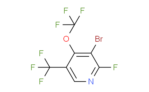3-Bromo-2-fluoro-4-(trifluoromethoxy)-5-(trifluoromethyl)pyridine