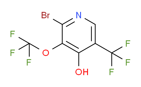 2-Bromo-4-hydroxy-3-(trifluoromethoxy)-5-(trifluoromethyl)pyridine