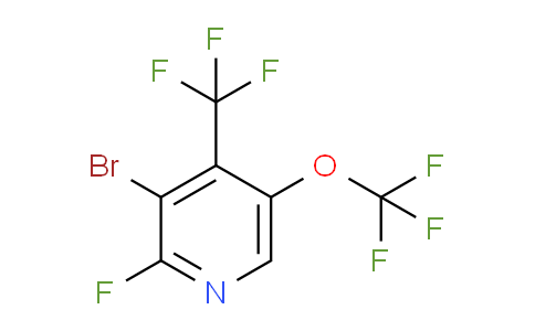 3-Bromo-2-fluoro-5-(trifluoromethoxy)-4-(trifluoromethyl)pyridine