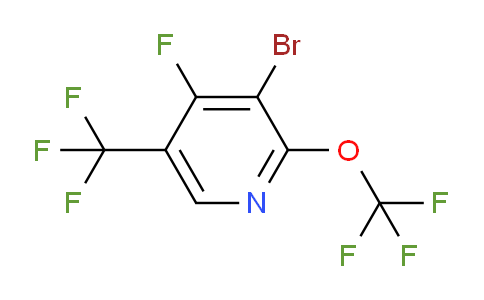 3-Bromo-4-fluoro-2-(trifluoromethoxy)-5-(trifluoromethyl)pyridine