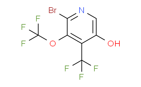 2-Bromo-5-hydroxy-3-(trifluoromethoxy)-4-(trifluoromethyl)pyridine