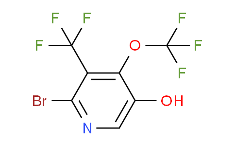 2-Bromo-5-hydroxy-4-(trifluoromethoxy)-3-(trifluoromethyl)pyridine