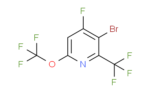 AM71412 | 1806221-95-3 | 3-Bromo-4-fluoro-6-(trifluoromethoxy)-2-(trifluoromethyl)pyridine