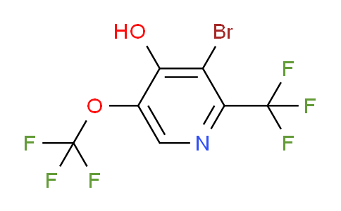 AM71422 | 1806089-25-7 | 3-Bromo-4-hydroxy-5-(trifluoromethoxy)-2-(trifluoromethyl)pyridine