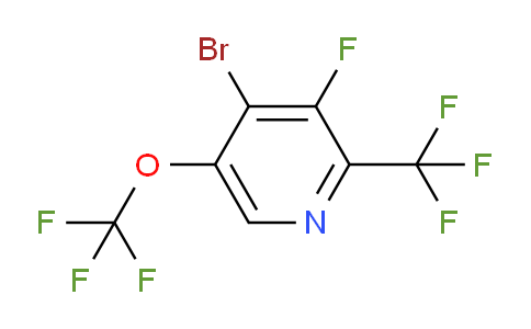 AM71423 | 1806079-28-6 | 4-Bromo-3-fluoro-5-(trifluoromethoxy)-2-(trifluoromethyl)pyridine