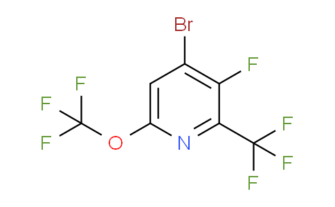AM71425 | 1804580-91-3 | 4-Bromo-3-fluoro-6-(trifluoromethoxy)-2-(trifluoromethyl)pyridine