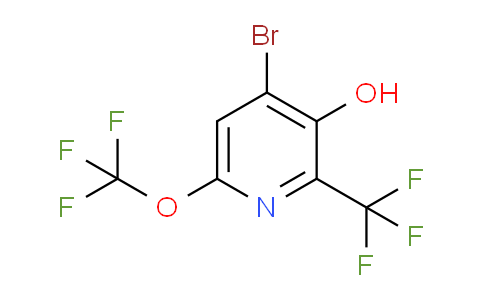 AM71437 | 1806089-45-1 | 4-Bromo-3-hydroxy-6-(trifluoromethoxy)-2-(trifluoromethyl)pyridine