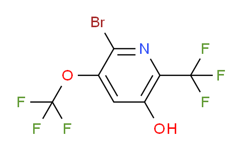 AM71447 | 1804444-60-7 | 2-Bromo-5-hydroxy-3-(trifluoromethoxy)-6-(trifluoromethyl)pyridine