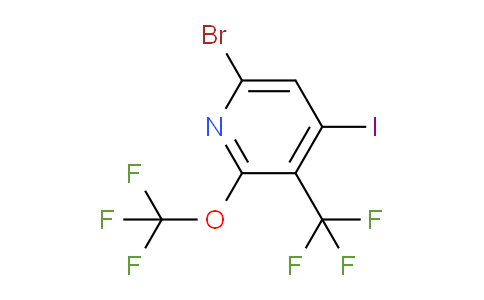 AM71448 | 1804649-11-3 | 6-Bromo-4-iodo-2-(trifluoromethoxy)-3-(trifluoromethyl)pyridine