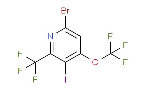 AM71450 | 1803957-44-9 | 6-Bromo-3-iodo-4-(trifluoromethoxy)-2-(trifluoromethyl)pyridine