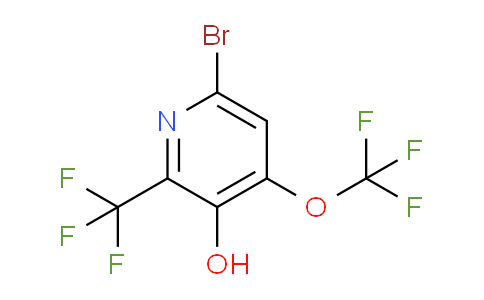AM71451 | 1803916-42-8 | 6-Bromo-3-hydroxy-4-(trifluoromethoxy)-2-(trifluoromethyl)pyridine