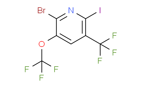 AM71454 | 1806213-50-2 | 2-Bromo-6-iodo-3-(trifluoromethoxy)-5-(trifluoromethyl)pyridine