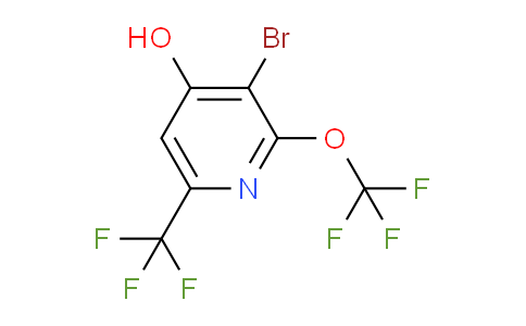AM71461 | 1803671-33-1 | 3-Bromo-4-hydroxy-2-(trifluoromethoxy)-6-(trifluoromethyl)pyridine