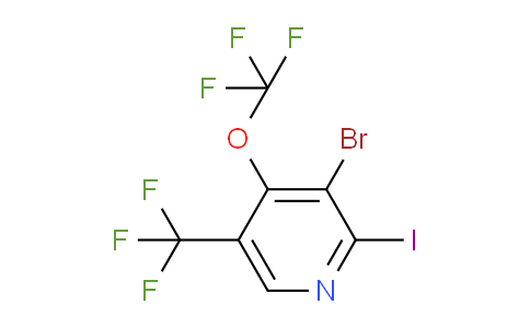 AM71462 | 1804472-73-8 | 3-Bromo-2-iodo-4-(trifluoromethoxy)-5-(trifluoromethyl)pyridine