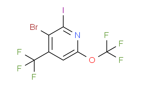 AM71469 | 1806213-57-9 | 3-Bromo-2-iodo-6-(trifluoromethoxy)-4-(trifluoromethyl)pyridine