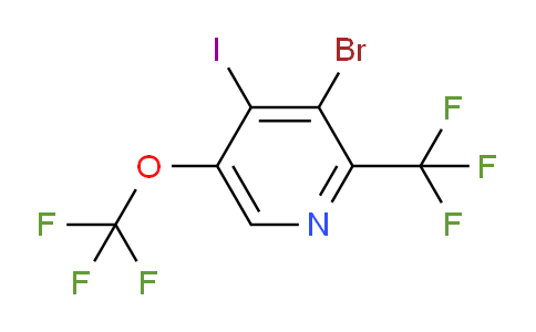 3-Bromo-4-iodo-5-(trifluoromethoxy)-2-(trifluoromethyl)pyridine