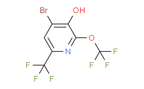 4-Bromo-3-hydroxy-2-(trifluoromethoxy)-6-(trifluoromethyl)pyridine