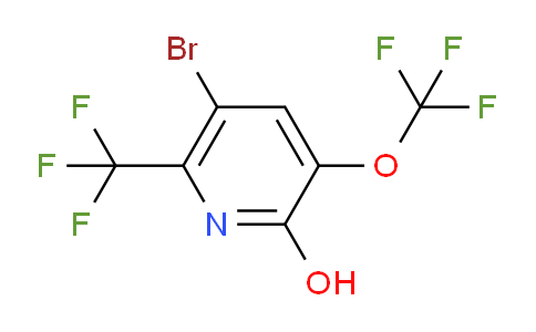5-Bromo-2-hydroxy-3-(trifluoromethoxy)-6-(trifluoromethyl)pyridine