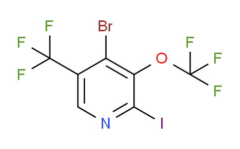 AM71477 | 1804472-97-6 | 4-Bromo-2-iodo-3-(trifluoromethoxy)-5-(trifluoromethyl)pyridine