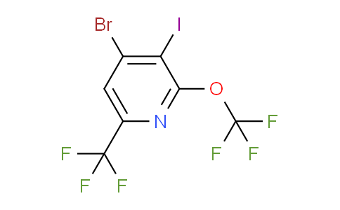 AM71483 | 1804563-28-7 | 4-Bromo-3-iodo-2-(trifluoromethoxy)-6-(trifluoromethyl)pyridine