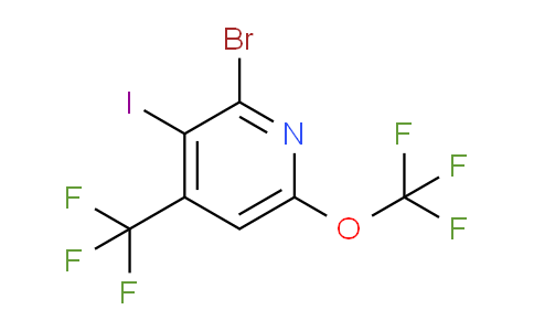 2-Bromo-3-iodo-6-(trifluoromethoxy)-4-(trifluoromethyl)pyridine