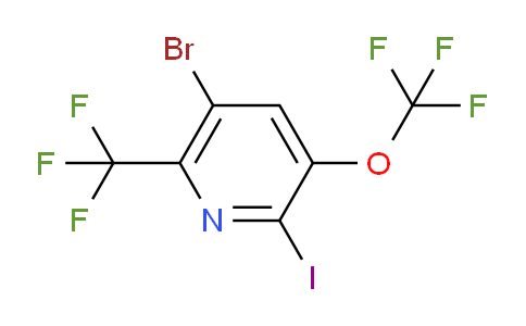 5-Bromo-2-iodo-3-(trifluoromethoxy)-6-(trifluoromethyl)pyridine