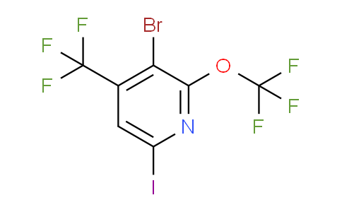AM71489 | 1806213-93-3 | 3-Bromo-6-iodo-2-(trifluoromethoxy)-4-(trifluoromethyl)pyridine