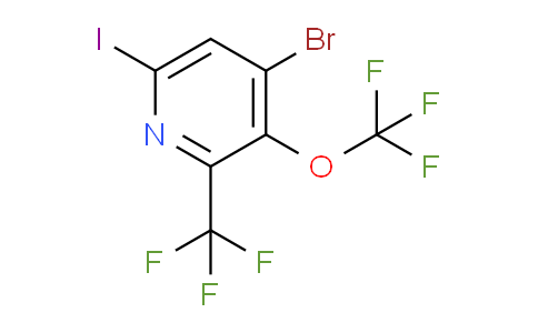 AM71504 | 1806116-14-2 | 4-Bromo-6-iodo-3-(trifluoromethoxy)-2-(trifluoromethyl)pyridine