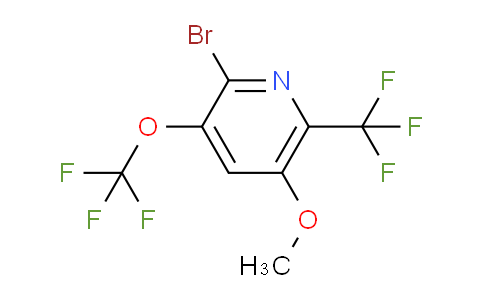 AM71506 | 1804615-91-5 | 2-Bromo-5-methoxy-3-(trifluoromethoxy)-6-(trifluoromethyl)pyridine