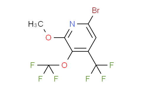 AM71509 | 1804599-21-0 | 6-Bromo-2-methoxy-3-(trifluoromethoxy)-4-(trifluoromethyl)pyridine