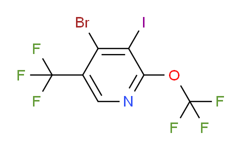 AM71510 | 1803999-60-1 | 4-Bromo-3-iodo-2-(trifluoromethoxy)-5-(trifluoromethyl)pyridine