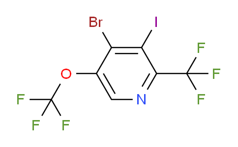 AM71512 | 1806116-16-4 | 4-Bromo-3-iodo-5-(trifluoromethoxy)-2-(trifluoromethyl)pyridine